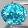 2.20 Ct. Oval Shape Gemstone Natural Clean Blue Zircon Cambodia