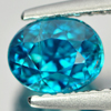 1.68 Ct. Nice Oval Shape Natural Gem Blue Zircon
