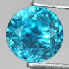 1.55 Ct. Good Color Round Natural Gem Blue Zircon