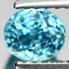 1.16 Ct. Attractive Oval Shape Natural Blue Color Zircon Gem