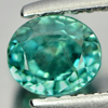 1.15 Ct. Oval Shape Natural Gem Blue Color Zircon
