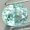 1.20 Ct Stunning Oval Natural Blue Zircon Cambodia Gems
