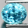 1.25 Ct. Nice Oval Shape Natural Blue Color Zircon Gem