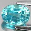 Top Color 1.64 Ct. Oval Natural Blue Zircon Cambodia