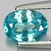 Good Cutting 1.42 Ct. Oval Shape Natural Gem Blue Color Zircon