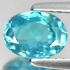 1.46 Ct. Good Cutting Natural Gem Blue Zircon Oval Shape