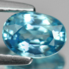 1.34 Ct. Good Color Natural Gemstone Blue Zircon Oval Shape