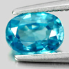 1.33 Ct. Alluring Oval Shape Natural Gem Blue Zircon