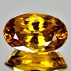 Zircon Yellow 8.09 Ct. VVS Oval Shape 13.7 x 8.5 Mm. Natural Gemstone Cambodia