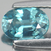 1.25 Ct. Blue Zircon Oval Shape Natural Gemstone from Cambodia
