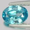 1.39 Ct. Good Oval Shape Natural Gem Blue Color Zircon