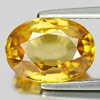 Yellow Zircon 7.57 Ct. VVS Oval 12.3 x 8.6 Mm. Natural Gemstone From Cambodia