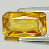 Yellow Zircon 6.55 Ct. Clean Octagon 13 x 7.6 Mm. Natural Gemstone From Cambodia