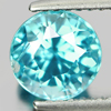 2.33 Ct. Good Color Round Shape Natural Gem Blue Zircon