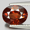 3.46 Ct. Natural Gem Imperial Zircon Oval Cut Unheated