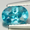 1.25 Ct. Ravishing Natural Gemstone Blue Zircon Oval Shape 1.25 Ct. Ravishing Natural Gemstone Blue Zircon Oval Shape
