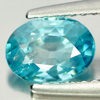 1.26 Ct. Attractive Natural Blue Zircon Gemstones Oval Shape 1.26 Ct. Attractive Natural Blue Zircon Gemstones Oval Shape