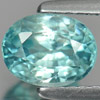 1.38 Ct. Good Natural Blue Zircon Gemstone Oval Shape
