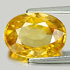 Yellow Zircon 10.06 Ct. VVS Oval Shape 14.2 x 10.5 Mm. Natural Gemstone Cambodia