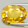 Yellow Zircon 11.18 Ct. Clean Oval 14.5 x 10.2 Mm. Natural Gemstone Cambodia