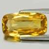 Yellow Zircon 12.42 Ct. VVS Cushion 16.5 x 9 Mm. Natural Gemstone From Cambodia