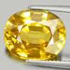 Yellow Zircon 11.99 Ct. VVS Oval Shape 14.5 x 11.7 Mm. Natural Gemstone Cambodia