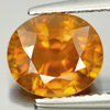 3.53 Ct. Good Oval Natural Gem Color Yellow Brown Zircon