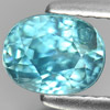 Natural Gemstone 1.81 Ct. 6.8 x 5.3mm. Oval Shape Blue Zircon Cambodia