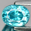 1.73 Ct. Attractive Oval Shape Natural Blue Zircon Gem