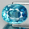 2.75 Ct. Oval Shape Natural Gem Blue Color Zircon