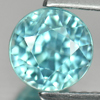 2.38 Ct. Natural Gemstone Round Shape Blue Zircon Cambodia