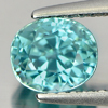 Natural Gemstone 1.97 Ct. Oval Shape Blue Zircon Cambodia