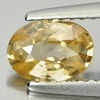 1.07 Ct. Oval Shape Natural Gemstone Yellow Zircon Cambodia
