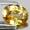 Natural 1.45 Ct. Oval Shape Light Yellow Zircon Gemstone Cambodia