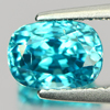 2.81 Ct. Cushion Shape Natural Gem Blue Zircon Cambodia