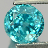 2.61 Ct. Round Shape Natural Blue Zircon Cambodia Gem