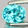 1.15 Ct. Oval Shape Natural Blue Color Zircon Cambodia