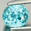 1.36 Ct. Scintillate Gem Natural Blue Zircon Cambodia