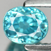 1.33 Ct. Good Oval Shape Natural Gem Blue Zircon