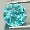 1.50 Ct. Round Shape Natural Gem Blue Zircon Cambodia