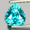 1.12 Ct. Pear Shape Natural Gemstone Blue Zircon Cambodia