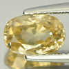 2.45 Ct. Oval Shape Natural Gemstone Yellow Zircon Cambodia