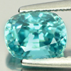 2.47 Ct. Beauty Color Natural Gemstone Blue Zircon Cushion Shape