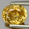2.11 Ct. Oval Shape Natural Gemstone Yellow Zircon Cambodia