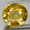 Natural Gemstone 12.38 Ct. Oval Shape Yellow Color Zircon From Cambodia