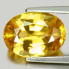 Yellow Zircon 9.92 Ct. VVS Oval Shape 13.4 x 9.8 Mm. Natural Gemstone Cambodia