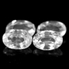 2.81 Ct. 4 Pcs. Oval Shape Natural Gemstones White Zircon Cambodia 2.81 Ct. 4 Pcs. Oval Shape Natural Gemstones White Zircon Cambodia