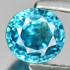 1.67 Ct. Attractive Oval Shape Natural Gemstone Blue Zircon