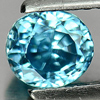 1.23 Ct. Delightful Oval Shape Natural Blue Zircon Cambodia