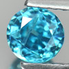 1.09 Ct. Nice Gemstone Natural Blue Zircon Round Shape